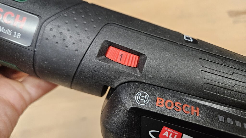 réglage de la vitesse